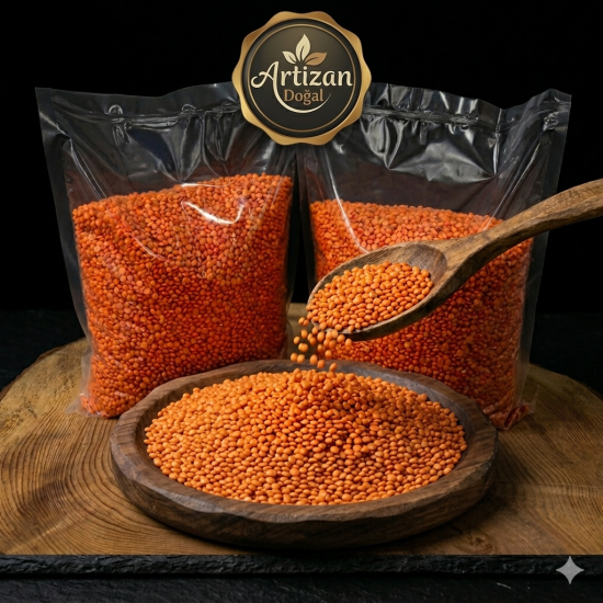 Kırmızı mercimek ( 1 kg) Yöresel